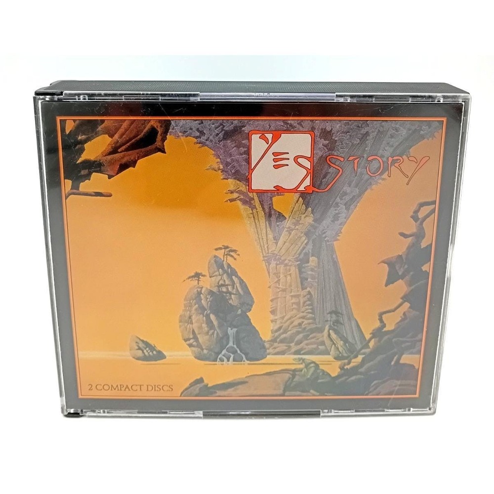 Yes Yesstory 2 CD‎ Set 1992 Progressive Rock Compilation Atlantic VG